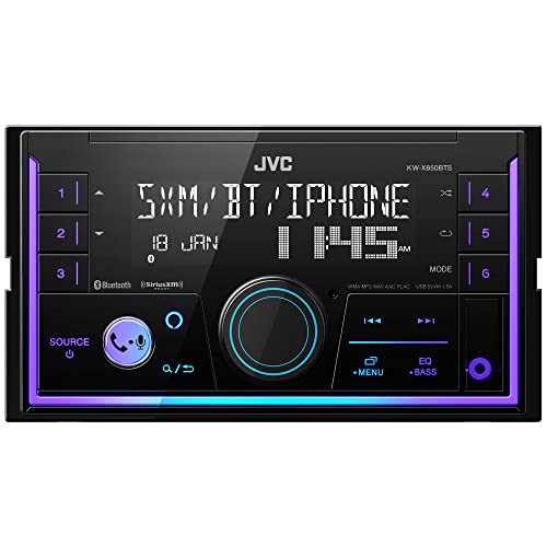 JVC KW-X850BTS Bluetooth Car Stereo Digital Media Receiver with USB Port, AM/FM Radio, MP3 Player, Amazon Alexa, Android, iPhone, Double DIN, 13-Band EQ JVC KW-X850BTS Bluetooth Car Stereo Digital Media Receiver with USB Port, AM/FM Radio, MP3 Player, Amazon Alexa, Android, iPhone, Double DIN, 13-Band EQ